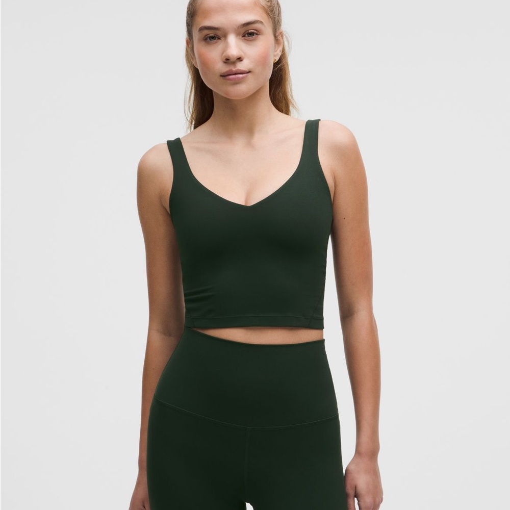 lululemon athletica Dark Green Tank Top